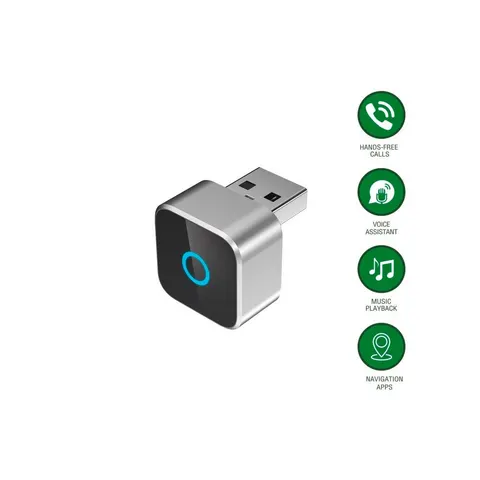 4smarts Wireless CarPlay / Android Auto Adapter, silber – Bild 2