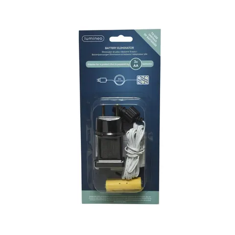 Kaemingk Lumineo Batterieadapter Adapter – schwarz – Bild 2