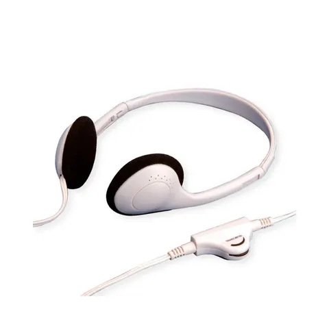 VALUE Stereo Kopfhörer mit Lautstärkeregler, grau – Bild 2