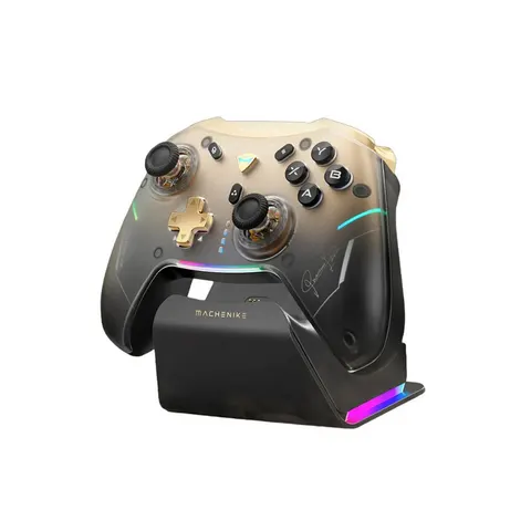 Machenike G5Pro Premium Edition Gaming-Controller (Einzelartikel mit Dock, Optische Trigger und 4K Hall Joysticks mit RGB Dock) – schwarz – Bild 2