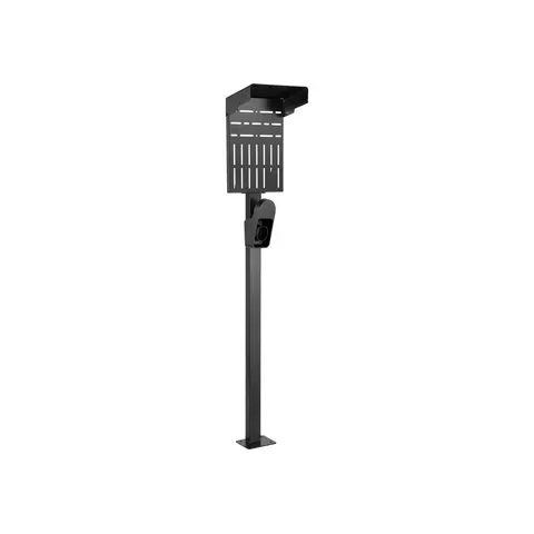 InLine® Universal Wallbox-Standfuß mit EV-Ladekabel Halterung, schwarz – Bild 2