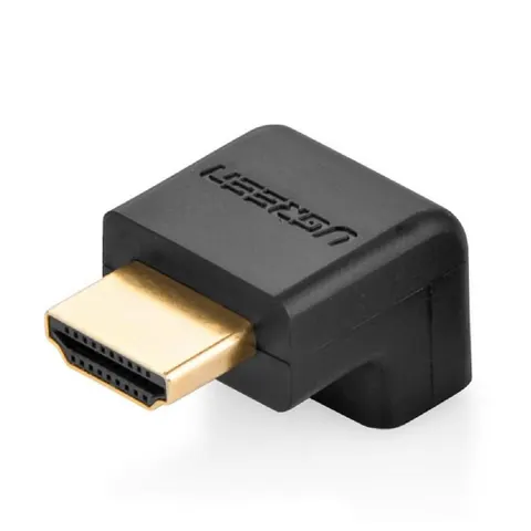 Videoadapter UGREEN HD112 Down Angle, HDMI - HDMI, 4K, Schwarz – Bild 2