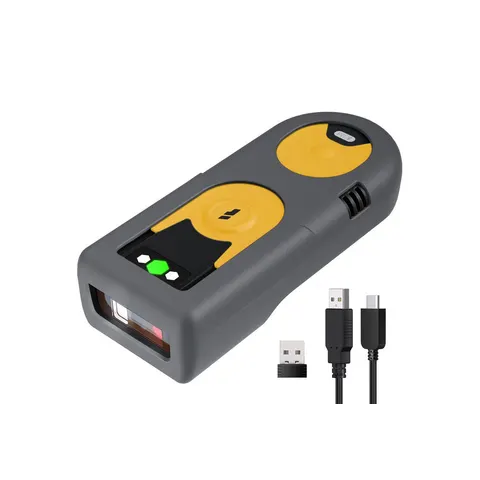 inateck BCST-42 Yellow 1D/2D Barcode Scanner,Bluetooth 2,4G – Bild 2
