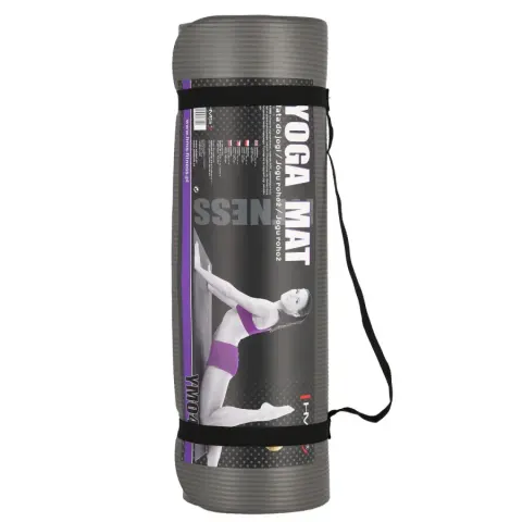 Yogamatte HMS YM04 – Grau – Bild 2