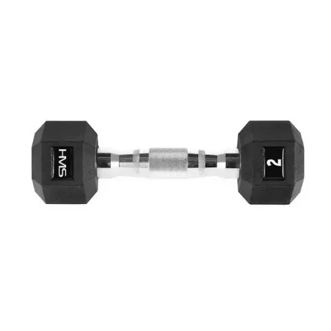 Hanteln HMS Hex Pro – Schwarz – 518207 – Bild 2