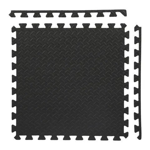 Fitnessmatten HMS MP12 Puzzle – Grau – Bild 3