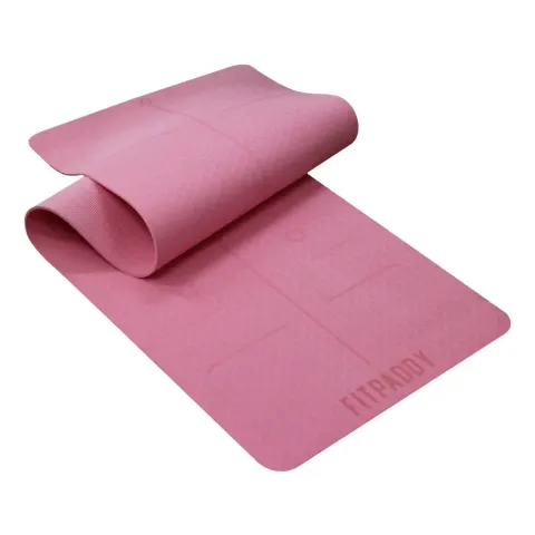 Yogamatte Fitpaddy TPE – Rose – Bild 2