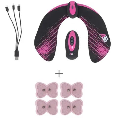 Elektrostimulator HMS Abs Master Pro Hip Trainer – Schwarz – Bild 2