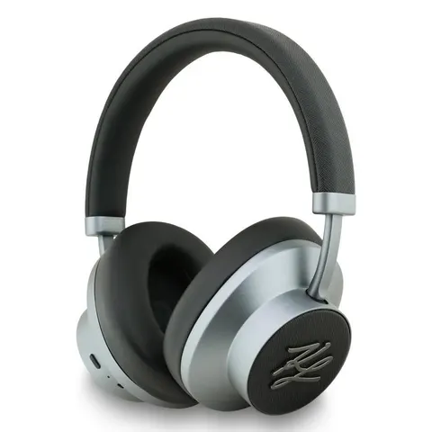 Auricolari Bluetooth Karl Lagerfeld Grained Initials, A2DP, ANC, Nero – immagine 2