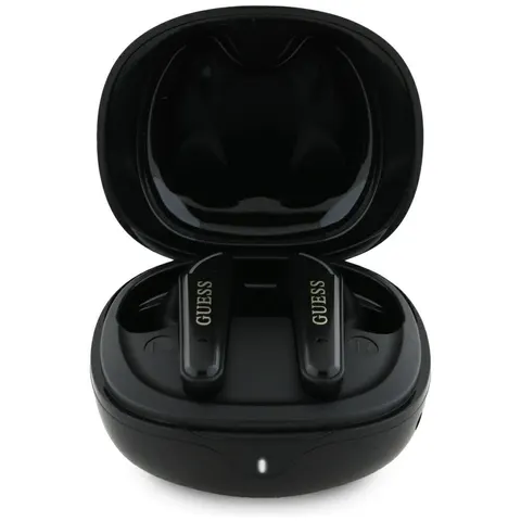 Auricolare Bluetooth Guess Flat Classic Logo Electroplated, TWS, Nero – immagine 2