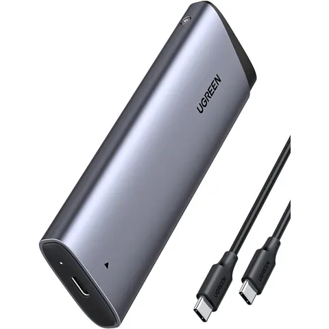 Rack UGREEN CM767 per SSD M.2 NVMe, Grigio – immagine 2