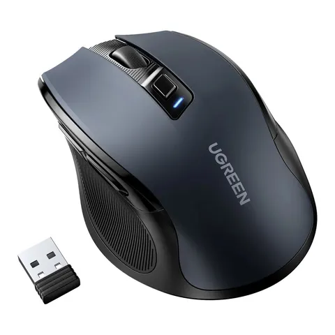 Mouse Wireless UGREEN MU006, 4000DPI, Nero – immagine 2