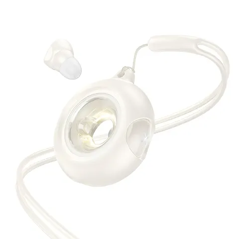 Vivavoce Bluetooth HOCO EW71 Mini Donut, TWS, Bianco – immagine 2