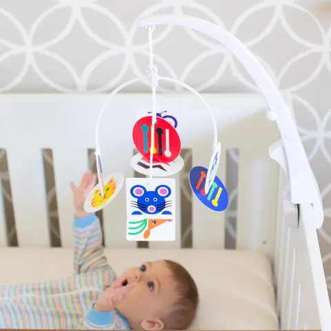 JL Childress Universal Crib / Cot Mobile Clamp Attachment – White – image 2