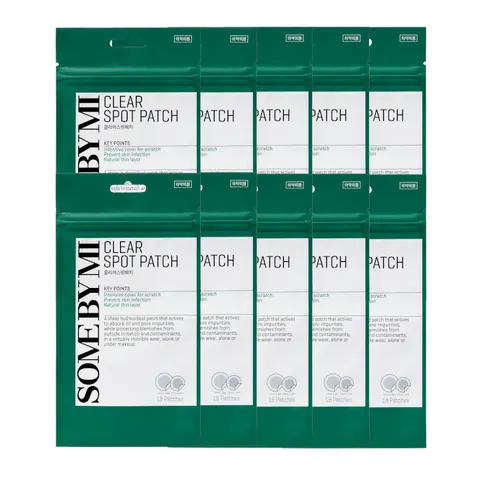 SOME BY MI - Clear Spot Patch (10cad.) Set – black – immagine 2