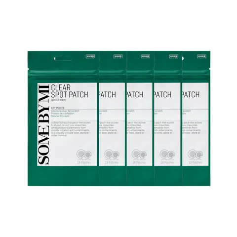 SOME BY MI - Clear Spot Patch (5cad.) Set – black – immagine 2
