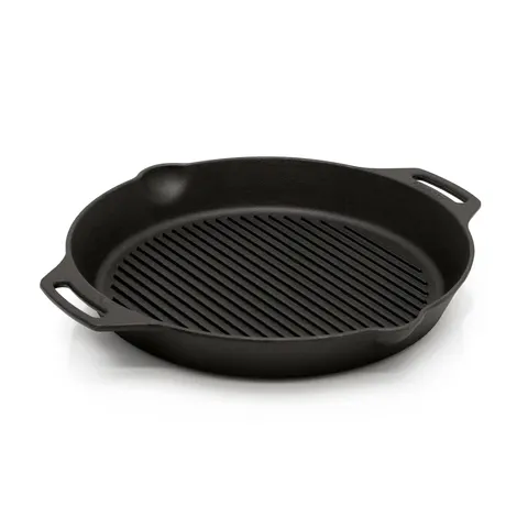 Grill-poêle à feu gp35h avec poignées – image 2