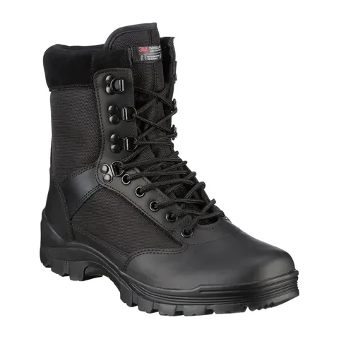 Bottes tactiques avec fermeture éclair YKK – Noir – 248429 – image 2