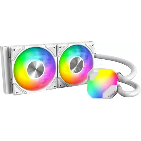 Kit Watercooling AIO Montech HyperFlow RGB - 240mm (Blanc) #2POURCENT – image 2