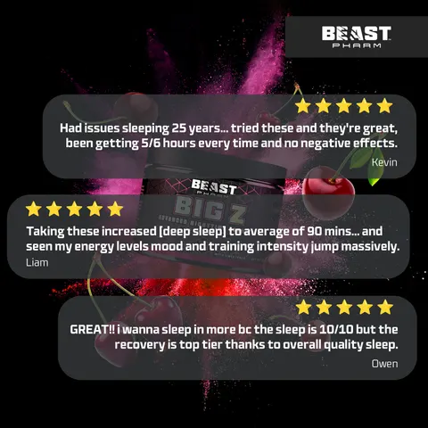 BIG Z Powder Advanced Nighttime Formula - Sour Cherry – image 2