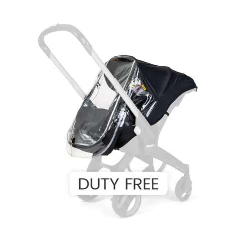 Doona Raincover - Black – Clear – image 2