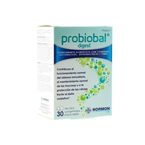 Normon probiobal digest 30 comp masticables – imagen 2