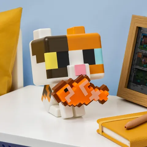 Minecraft Katze GloBuddies 3D Farbwechsel Lampe – Bild 2