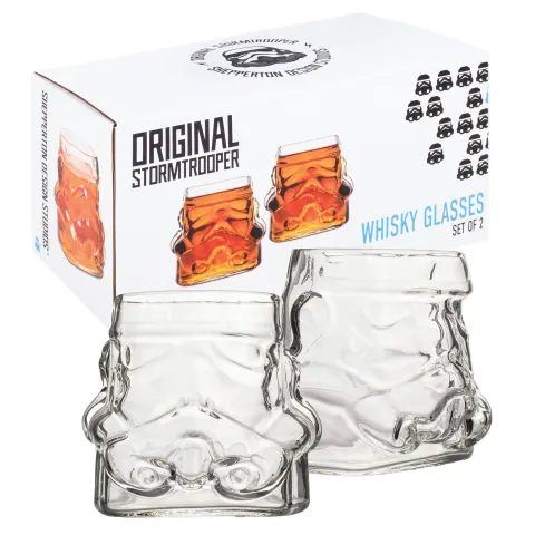 Original Stormtrooper Whiskygläser 2er-Set Inside Out Design – Bild 2