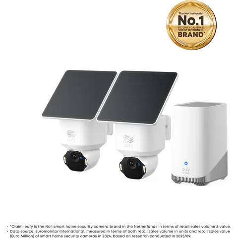 eufy SoloCam E42 2-Cam Kit 4K PTZ Camera – afbeelding 2