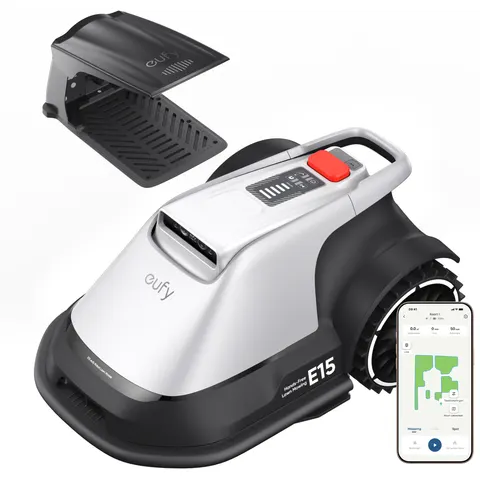 eufy Robotgrasmaaier E15 met Garage E15 – afbeelding 2