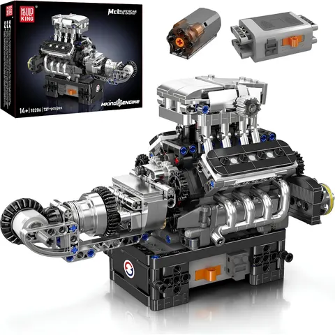 Mould King 10206 MCL Supercar V8 Engine – afbeelding 3
