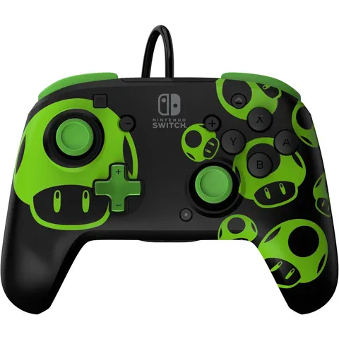 PDP Super Mario REMATCH GLOW Wireless Controller-Mushroom (Switch) Nieuw – afbeelding 3
