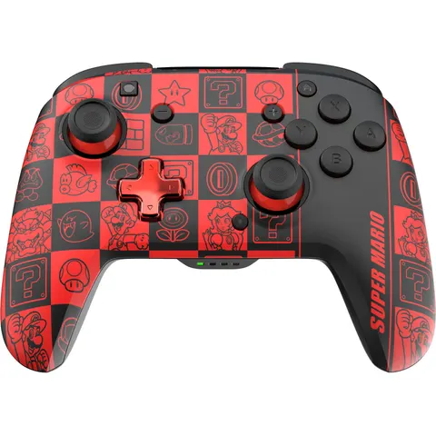 PDP Super Mario REMATCH GLOW Wireless Controller-Icons (Switch) Nieuw – afbeelding 3