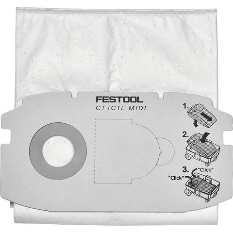 Festool filterzakken CTL MIDI (5 Stuks) – afbeelding 3