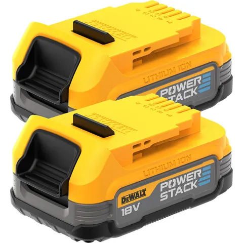 DeWALT Powerstack Li-ion accu 18V - 2x 5,0Ah – afbeelding 3