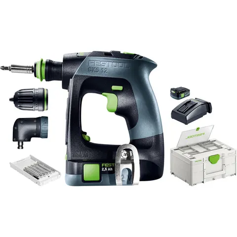 Festool Accuschroefboormachine CXS 12 2.5-Plus Set – afbeelding 3