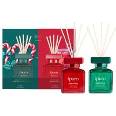 ipuro Essentials peppermint & apple Set 2x50ml Interieurparfumset, Rood, 100 ml – afbeelding 2