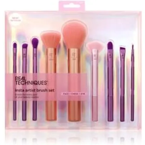 Real Techniques Insta Artist Brush Set 9 Pcs – afbeelding 3