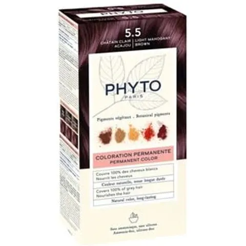 PHYTOCOLOR #5.5-Light Mahogany Brown 4 u – afbeelding 3