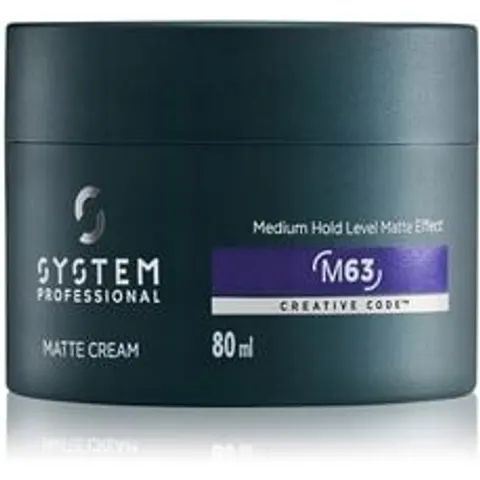 System Professional LipidCode Man Matte Cream (M63) Stylingcrème, 80 ml – afbeelding 3