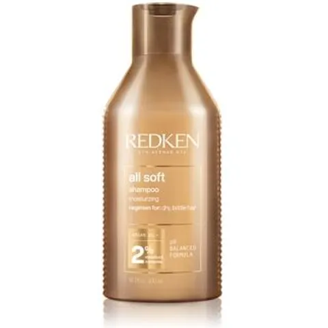 Redken All Soft Shampoo, Bruin, 300 ml – afbeelding 2