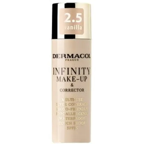 Dermacol Infinity Make-up & Corrector Foundationcrème, 2.5 Vanilla, 20 g – afbeelding 2