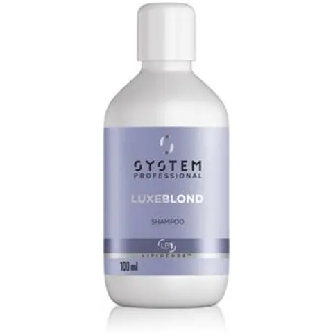 System Professional LipidCode LuxeBlond Shampoo, 100 ml – afbeelding 3