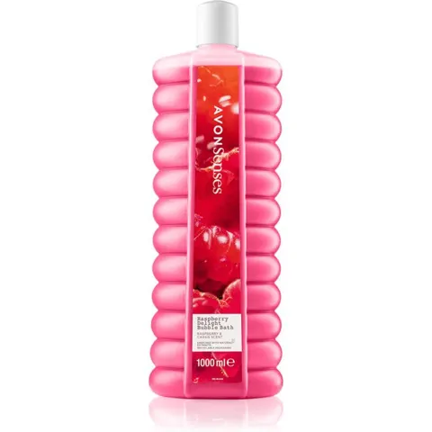 Avon Senses Raspberry Delight Badschuim 1000 ml – afbeelding 2