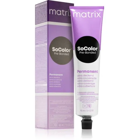 Matrix SoColor Pre-Bonded Extra Coverage Pernamente Haarkleuring Tint 508M Hellblond Mocca 90 ml – afbeelding 2
