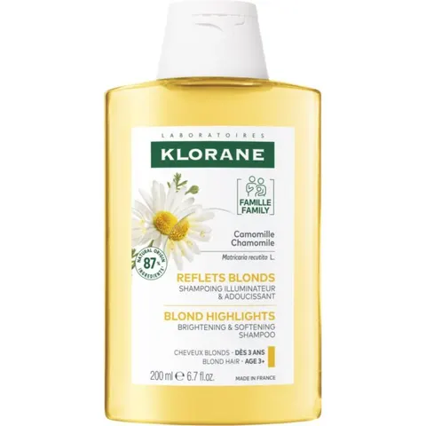 Klorane Chamomile Shampoo voor Blond Haar 200 ml – afbeelding 2