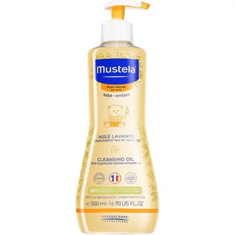 Doucheolie Bébé Mustela (500 ml) – afbeelding 3