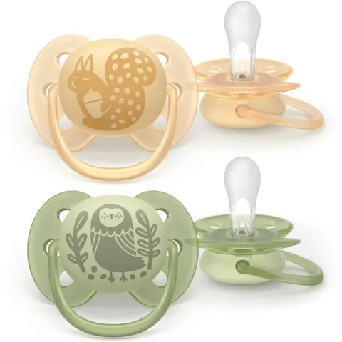Philips Avent Ultrasoft SCF091/46 6-18 m fopspeen Neutral 2 st – afbeelding 2
