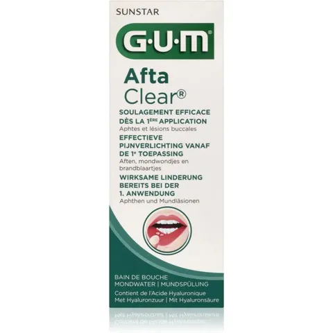 G.U.M Aftaclear Mondwater 120 ml – afbeelding 2