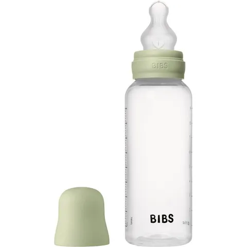 Bibs Fles - Medium Flow - 270 ml - Silicone - Sage – afbeelding 3